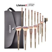 ราคา ListonX ชุดแปรงแต่งหน้า ไฮโซ เกรดพรีเมียม 15 ชิ้น ขนนุ่มพิเศษ ชุดแปรงแต่งหน้ามืออาชีพ ของขวัญสำหรับนักแต่งหน้าและคนรักความงาม ซื้อ 2แถม1 พัฟมาร์ชเมลโล่ (21656411149)