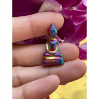 ราคา พระเหล็กไหล 7สีปีกแมลงทับสัณฐานรูปทรงพระพุทธรูป จากวัดพุทไธศวรรย์ (6422728325)