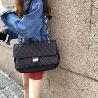 ราคา Look Hive กระเป๋าสะพาย Jumbo Nylon Flap กระเป๋าผ้าไนล่อนสายโซ่ ใบใหญ่ กระเป๋าแฟชั่น (16544521807)