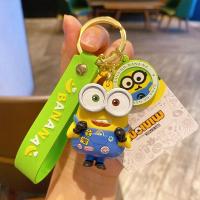 ราคา Cartoon Minions Keychain Ornaments Creative Couple Cars And Bags Doll Keychain Pendant Small Gift (21635915112)