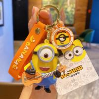 ราคา Cartoon Minions Keychain Ornaments Creative Couple Cars And Bags Doll Keychain Pendant Small Gift (21635915113)