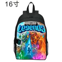 ราคา พิมพ์ Minecraft Legends กระเป๋านักเรียนเด็กการ์ตูนพิมพ์ 3D กระเป๋าเป้สะพายหลัง (21553959582)