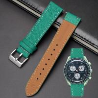 ราคา ของแท้ หนัง Snoopy Swatch Omega Watch สายคล้อง ชื่อร่วม Butterfly Double Snaps Interface Straight Interface Matte Finish (22475093283)