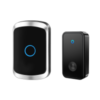 ราคา กริ่งประตูไร้สายอัจฉริยะกริ่งประตูบ้านต้อนรับด้วยรีโมท150M 82 FM ใช้แบตเตอรี่ไม่ต้องใช้ปลั๊กแบบยุโรป (23247190163)