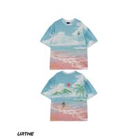 ราคา URTHE เสื้อยืด Oversize สกรีนลาย เต็มตัว (22730514660)