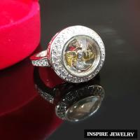 ราคา Inspire Jewelry NN แหวนกังหัน ล้อมเพชร งานDesign ใบกังหันหมุนรับทรัพย์ นำโชค แชกงหมิว เสริมดวง เงินทองไหลมาเทมา พร้อมกล่องกำมะหยี่หรู (21688655020)