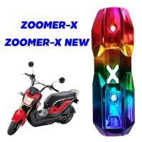ราคา บังท่อ ซูเมอร์ ZOOMER X กันร้อนท่อ ครอบท่อ กันร้อนท่อzoomer x บังท่อ อะไหล่แต่ง HONDA ZOOMER X ZOOMER X NEW ฝาครอบท่อกันร้อน บังท่อ ซูมเมอร์เอ็ก (12213465003)