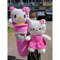 ราคา เซตหมอน ตุ๊กตาคิตตี้น่ารักพร้อมส่ง 2ชิ้น พร้อมส่งจ้า หมอนข้างเด็ก คิตตี้ Kitty (15117033040)