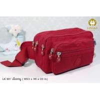 ราคา กระเป๋าสะพาย Lingky คาดเอว คาดอก 6 ซิป 9 5 นิ้ว (8744891450)
