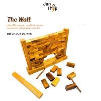 ราคา The Wall เกมส์ไม้กำแพง ตึกถล่ม เสริมทักษะ ของเล่นไม้เจงก้า คอนโด บล็อกตัวต่อ เกมดึงไม้ Wooden Tower Block Board Game (22335400646)