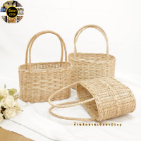 ราคา กระเป๋าหวาย ตะกร้าหวายทรงรี กระเป๋าหวายแท้ทรงรี พร้อมส่ง (15173235320)