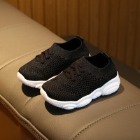 ราคา baby Fรองเท้า เด็ก slip on เชือกถักแฟชั่น ระบายอากาศ คล่องตัว 3 สี ชมพู ดำ ขาว B1915 (6413680937)