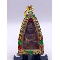 ราคา K886 หลวงปู่ทวด จี้พระหลวงปู่ทวด เหรียญหลวงปู่ทวด หลวงปู่ทวดวัดช้างให้ ปี 2497 เนื้อว่าน หลวงพ่อทวด หลวงปูทวด กรอบพระ ทองไมครอน (18911000025)