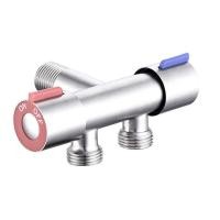 ราคา วาวล์ก๊อกน้ำ เข้า1ออก2ทาง สวิตช์ 2ข้าง สำหรับห้องน้ำ สแตนเลสsus 304 แท้ (7098354603)