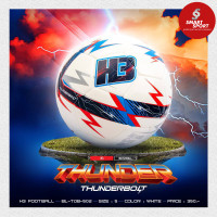 ราคา ลูกฟุตบอล H3 THUNDERBOLT เบอร์5 ราคาถูก คุณภาพดี ของแท้ 100 (21728528092)