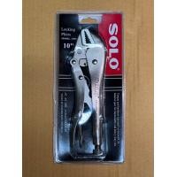 ราคา SOLO คีมล็อก10นิ้ว ปากตรง 10 2000 Solo ของแท้ Authentic Chrome Locking Pliers สินค้าพร้อมส่ง (11656701156)