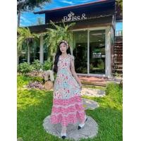 ราคา เดรส ผ้าไหมอิตาลี มีซับใน งานสวย ใส่น่ารัก แต่งชายลูกไม้ (22974961077)