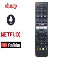 ราคา NEW Original GB346WJSA for SHARP TV Remote control with Voice Fernbedienung netflix and YouTube Compatible TV model GB326WJSA Compatible TV model 2T C50BG1X (10189827624)