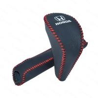 ราคา Hardingsun ฝาครอบเกียร์หนังแท้สำหรับฮอนด้า Civic FD 2006 2011 Penutup REM Tangan ตัวป้องกันหัวเกียร์ Civic FD 8th (20090066121)