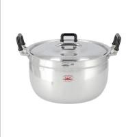 ราคา จระเข้ หม้อสองหู เบอร์กลาง ราคาต่อใบ 28 หรือ 30 หรือ 32 ซม ตราจระเข้ หม้อข้าว หม้อต้ม หม้อแกง หม้อ อลูมิเนียม (14601593459)