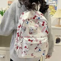 ราคา 2024 Sanrio กระเป๋าเป้สะพายหลังน่ารัก Kuromi Melody Cinnamoroll จุได้เยอะเด็กหญิงเด็กชายการ์ตูน Hello Kitty ผ้าใบกระเป๋านักเรียน (22977818801)