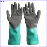 ราคา Reusable Heavy Duty Safety Work Gloves Labor Protection Wear Resistant Anti Skid and Anti Cutting Rubber Gloves 2Pcs (22644539167)