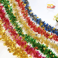 ราคา 20warehouse สายรุ้งปีใหม่ สายรุ้งประดับ คละสี ความยาว 2 8 4 8 ม อุปกรณ์ตกแต่งต้นคริสต์มาส ตกแต่งปีใหม่ สายรุ้งตกแต่งต้นคริสต์มาส (23343554143)