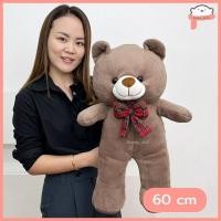 ราคา ตุ๊กตาหมีเท็ดดี้แบร์ teddy bear 60 100 150cm ตุ๊กตาหมียักษ์ ตุ๊กตาหมีขน ขนนุ่ม ตัวนิ่ม ดูในวีดีโอได้ค่ะ (22185415313)