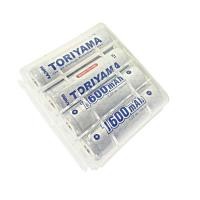 ราคา Toriyama ถ่านชาร์จ AA1600 ซีล 4 ก้อน สินค้าเป็นแบบซีลใส่กล่องถ่าน (14068813307)