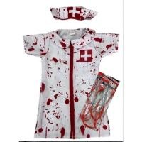 ราคา ชุดฮาโลวีนเด็ก Halloween ชดนางพยาบาลเลือดสาด น้อง 2ปี 10ปี พร้อมส่ง ชุดนางพยาบาลเลือดสาด (20217550096)