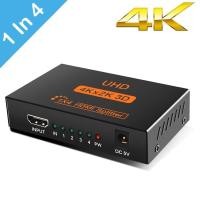 ราคา กล่องแยกสัญญาณ Splitter รุ่น HDMI 1 ออก 4 Full HD 2160P 4Kx2K 3D Verion 1 4 (16995270389)