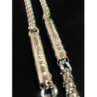 ราคา สร้อยคอสแตนเลส ลายบ๊อคอาร์สลับแป๊ปยันต์ ลายหลวงปู่ทวดหนัก46g หนา4 5mm แขวนพระได้หลายองค์ ตามช่วงระหว่างแป๊ปยาว เพิ่มได้มาถึง16องค์ (20768904173)