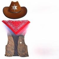ราคา ฮาโลวีนคาวบอยคอสเพลย์หมวก Western ชุดคาวบอยเครื่องแต่งกายผ้าพันคอคาวบอย Ne1 ตัวละครภาพยนตร์ Party Supplies (23087118901)