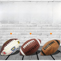 ราคา Standard American Football Ball Size 9 for Children Youth And Adults Tailored Training And Competition Rugby Ball Sports Fitness (22246124833)