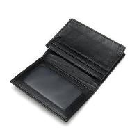 ราคา ผู้ชายธุรกิจสีดำสั้นและมินิมอลลิสต์ที่ใส่บัตรหลายใบหนังนิ่มใส่บัตรเครดิตกระเป๋าสตางค์ขนาดเล็ก (21462335489)