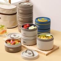 ราคา DNK Food Warm Lunch ContainerStainless Steel Thermal Lunch Container Portable Thermal Bento Box Food Container (22123916146)