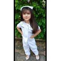 ราคา ชุดพยาบาลเด็ก พยาบาลกางเกง ชุดอาชีพเด็กหญิง (17500258861)