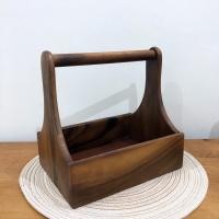 ราคา ที่ใส่เครื่องปรุง ตะกร้าใส่เครื่องปรุง ตะกร้าใส่ซอส ตะกร้าไม้ ที่ใส่เครื่องปรุง ใส่ซอส กระเช้าใส่เครื่องปรุง แข็งแรง (8923921475)