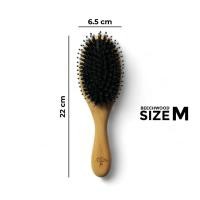 ราคา Forestal Boar Bristle hair brush หวีขนหมูป่า ด้ามไม้บีช ด้ามแปรงทำจากไม้ Beechwood (23101190701)