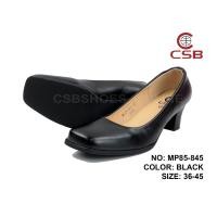 ราคา CSB รองเท้าคัดชูส้นสูง MP85 845 หัวตัด ใส่เรียนหรือทำงาน ถูกระเบียบ สูง 2 5 นิ้ว (21101598935)