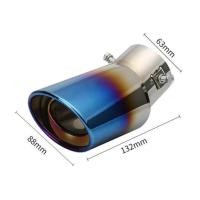 ราคา ปลายท่อ ไทเทเนียม ท่อรถ สแตนเลส ปลายท่อไอเสียรถยนต์ Universal Car MT37 (22973998445)