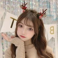 ราคา COD LED คริสต์มาสผม Hoop ตุ๊กตา Reindeer Antlers กวางหู Christmas Party คอสเพลย์ Headbands เทศกาลเครื่องประดับผมของขวัญ (20763210641)
