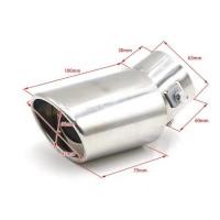 ราคา ปลายท่อ ไทเทเนียม ท่อรถ สแตนเลส ปลายท่อไอเสียรถยนต์ Universal Car MT37 (22973998447)