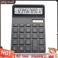 ราคา Solar Calculator with Dual Power Supply 12 Digits Home Office School Financial Accounting Tools (22903904455)