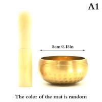 ราคา Hot Sale JoyfulJoys เนปาลทิเบตพุทธชาม handmade singing Bowl ชุดเบาะค้อนศาสนา (23138049466)