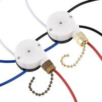 ราคา Ceiling Fan Switch Kit ZE 208S E89885 3 Speed 4 Wire Pull Chain Ceiling Fan Parts Switch Speed Control Switch (22032143430)