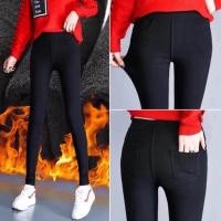 ราคา พร้อมส่ง กางเกงสกินนี่บุขนวูล เพิ่มความอบอุ่นกางเกงได้อย่างดี กันหนาว กันลม ไม่ทำให้ขาใหญ่ ดันตูด สะโพกดีมากค่ะ (16987800302)