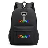 ราคา Sprunki Owakcx Clukr กระเป๋าเป้สีเทาสำหรับเด็กกระเป๋าแฟชั่นพิมพ์ลายความจุขนาดใหญ่สำหรับนักเรียนโพลีโครมระบายอากาศได้ (23169922348)