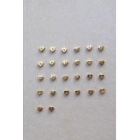 ราคา A piece stainless steel สร้อยพร้อมจี้หัวใจตัวอักษร Love initial necklace แจ้งลายสร้อยในแชทนะคะ (21556246450)