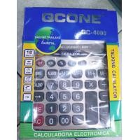ราคา QCONE เครื่องคิดเลขพูดภาษาไทยตรวจแบงค์ปลอมมีนาฬิกาปลุกจอใหญ่ 12 หลักรุ่น QC 4000 (17227921813)